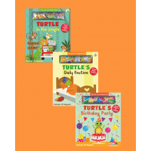 Turtle Kids Play And Learn Magnet Book Serisi 3'lü (Jungle - Daily Routine - Birthday Party)
