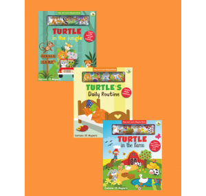 Turtle Kids Play And Learn Magnet Book Serisi 3'lü (Jungle - Daily - Farm)