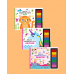Turtle Kids Fingerprint Activities Serisi 3'lü (Pets - Unicorn - Princess)
