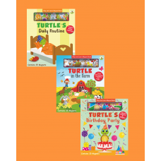 Turtle Kids Play And Learn Magnet Book Serisi 3'lü (Daily Routine - Farm- Birthday Party)