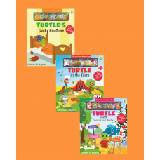 Turtle Kids Play And Learn Magnet Book Serisi 3'lü (Daily Routine - Farm- Seasons & Weather)