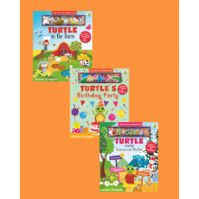 Turtle Kids Play And Learn Magnet Book Serisi 3'lü (Farm - Birthday Party - Seasons & Weather)