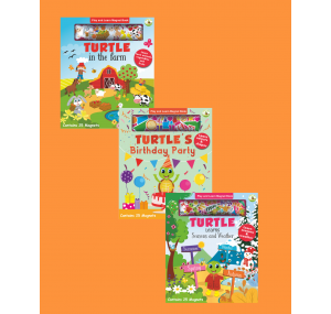 Turtle Kids Play And Learn Magnet Book Serisi 3'lü (Farm - Birthday Party - Seasons & Weather)