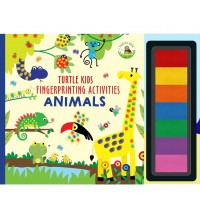 Turtle Kids Fingerprinting Activities Animals