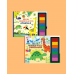 Turtle Kids Fingerprint Activities Serisi 2'li ( Animals-Dinosaurs)