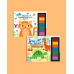 Turtle Kids Fingerprint Activities Serisi 2'li ( Pets-Dinosaurs)