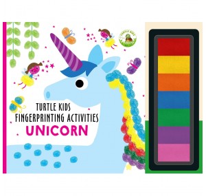 Turtle Kids Fingerprinting Activities Unicorn