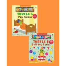 Turtle Kids Play And Learn Magnet Book Serisi 2'li (Daily Routine-Birthday Party)
