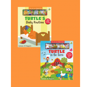 Turtle Kids Play And Learn Magnet Book Serisi 2'li ( Daily-Farm)