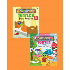 Turtle Kids Play And Learn Magnet Book Serisi 2'li (Daily-Seasons&Weather)