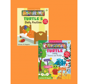 Turtle Kids Play And Learn Magnet Book Serisi 2'li (Daily-Seasons&Weather)