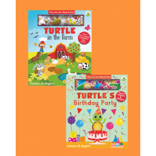 Turtle Kids Play And Learn Magnet Book Serisi 2'li (Farm-Birthday Party)