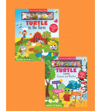 Turtle Kids Play And Learn Magnet Book Serisi 2'li (Farm-Seasons&Weather