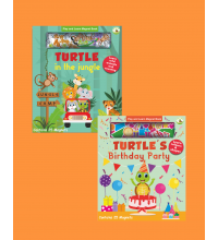 Turtle Kids Play And Learn Magnet Book Serisi 2'li (Jungle-Birthday Party)