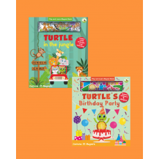 Turtle Kids Play And Learn Magnet Book Serisi 2'li (Jungle-Birthday Party)