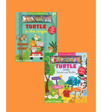 Turtle Kids Play And Learn Magnet Book Serisi 2'li (Jungle-Seasons&Weather)