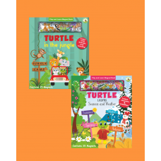 Turtle Kids Play And Learn Magnet Book Serisi 2'li (Jungle-Seasons&Weather)