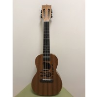 Ahşap Concert Ukulele (El Yapımı-Tavşan Desen)