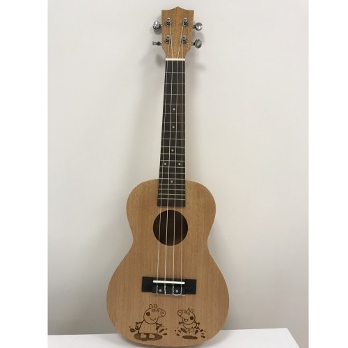 Ahşap Concert Ukulele (El Yapımı)