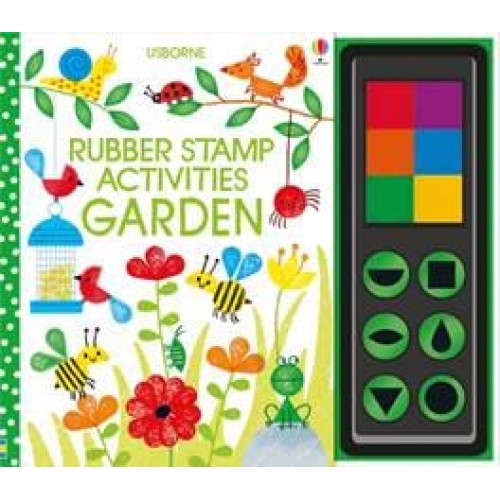 Rubber stamp activities garden