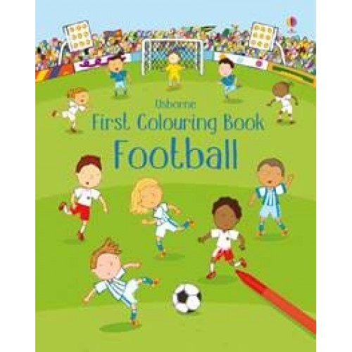 First colouring books Football