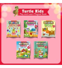 Turtle Kids Listen and Learn Magnet Book Serisi 5'li
