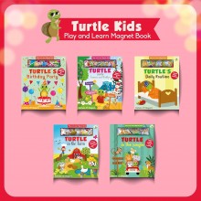 Turtle Kids Listen and Learn Magnet Book Serisi 5'li