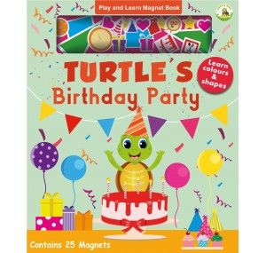 Turtle's Birthday Party Magnet Book
