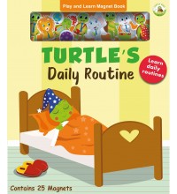 Turtle's Daily Routine Magnet Book