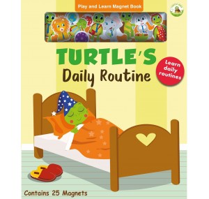 Turtle's Daily Routine Magnet Book