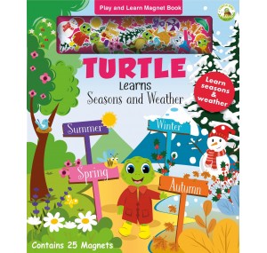 Turtle Learns Seasons & Weather Magnet Book